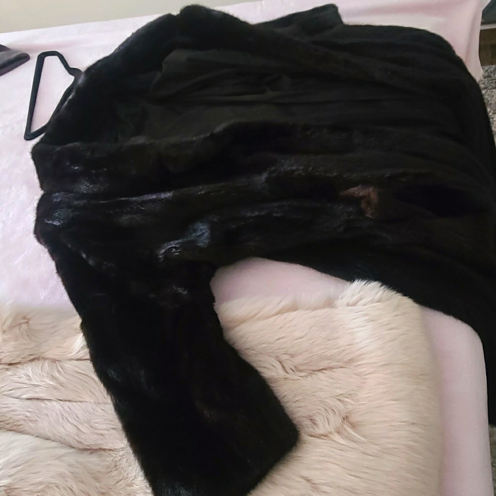 Full length Peter Duffy mink coat